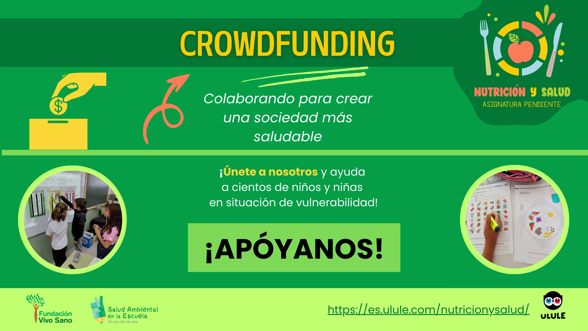 Crowdfunding Nutrición y Salud SAE