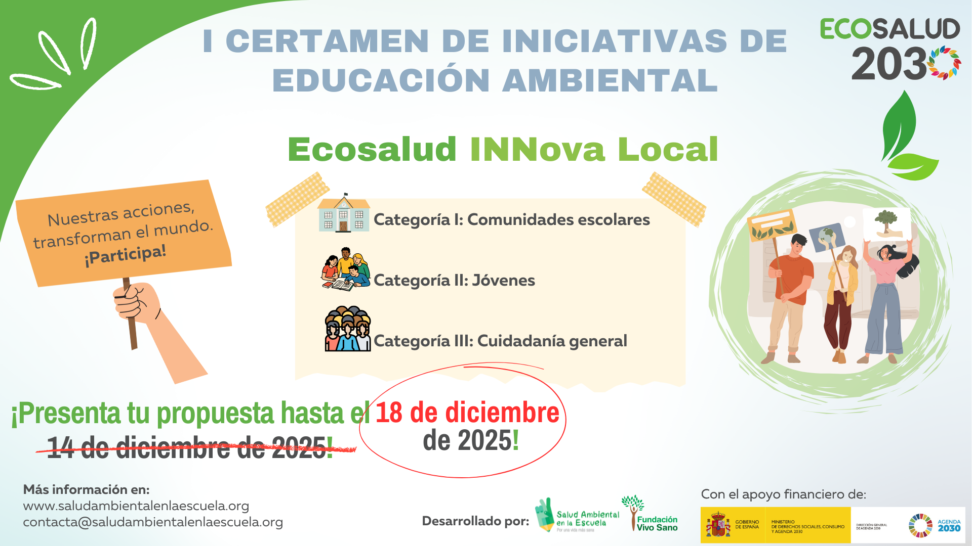  Concurso escolar ecoexperiencias para crear conciencia